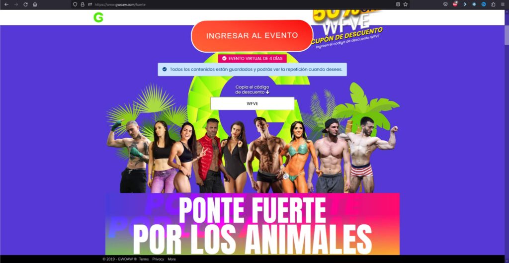 This is considered the first major worldwide vegan fitness event